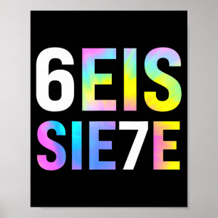 67 Spanische Meme Seis Siete Sechs Sieben Lustig S Poster