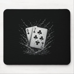 67 Spielkarten Six Seven Meme Kartenspiel Poker Ca Mousepad