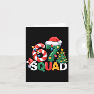 67 Squad Squad Lehrer Weihnachtsdesign Lustig 67 Karte