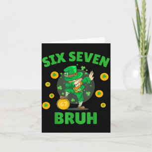 67 St. Patricks Day sechs sieben Kinder Jungen Män Karte