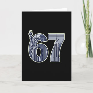 67 Statue Liberty Empire State Grafik  Karte