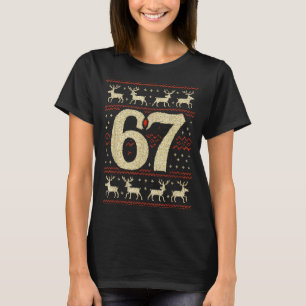 67 Sweat de Noël Laid 6 7 Mème Six Sept Maçon