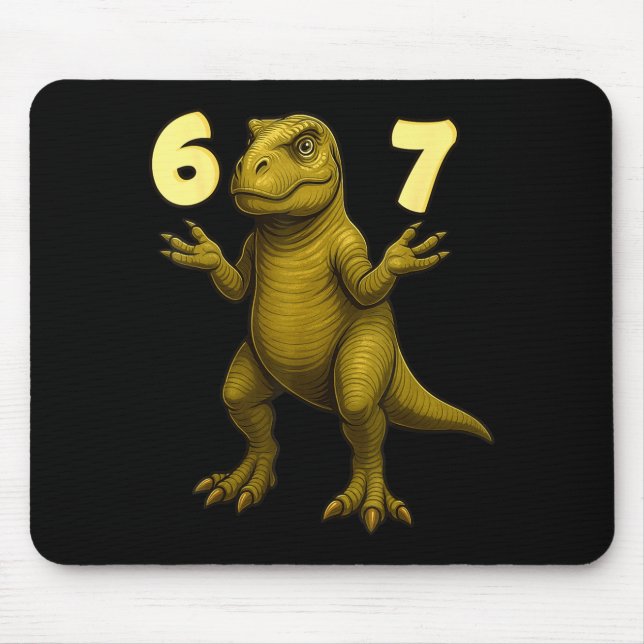 67 T-rex Hands Motion Dinosaur Meme For Kids Teens Mousepad (Vorne)