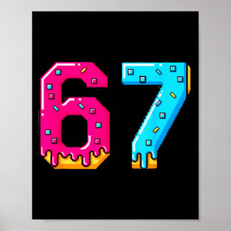 67 T-Shirt Baseball Lebensstil 101 Bekleidung Juge Poster