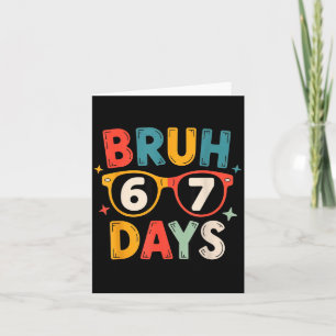 67. Tag der Schul-Bruh-Kinder-Feier Design  Karte