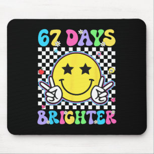 67. Tag des Schul-Shirts 67 Tage heller Lehrer Mousepad
