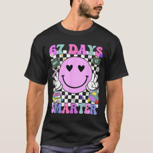 67 Tage schlauer 67. Schultag 6 7 Meme Lehrer T-Shirt