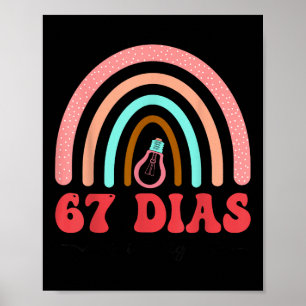 67 Tage schlauer Spanischlehrer 67. Tag S Poster