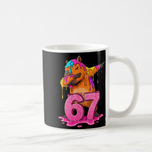67 Tiere Lustig 67 Brainrot Jugend Kinder Capybara Kaffeetasse