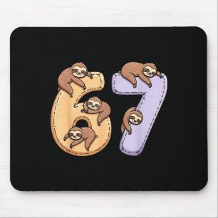 67 Tiere Lustig 67 Hirnfäule Jugend Kinder Faultie Mousepad