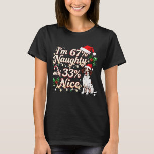 67% Unartig 33% Nett Deutsch Kurzhaariger Hund T-Shirt