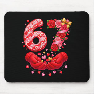 67 Valentine 6 7 Meme Pyjama Feiertag Gen Alpha Sl Mousepad