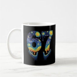 67 Van Gogh Sternennacht Eis Drip Lustig Kaffeetasse