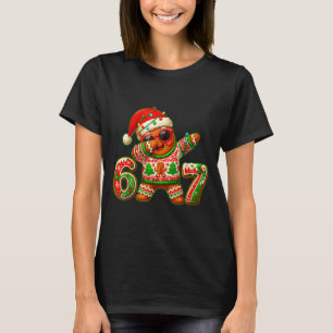 67 Weihnachten 6 7 Meme Lebkuchenmann Xmas Pyjama T-Shirt