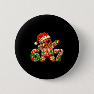 67 Weihnachten 6 7 Meme Lebkuchenmann Xmas Schlafa Button