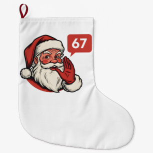67 Weihnachten Fröhlich Sechs Sieben Gehirnfäule W Großer Weihnachtsstrumpf