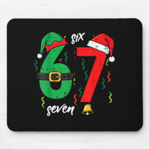 67 Weihnachten Lustig 6 7 Meme Sechs Sieben Xmas J Mousepad