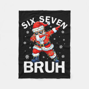 67 Weihnachten Lustig Sechs Sieben Bruh Meme Dabbi Fleecedecke