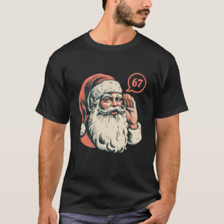 67 Weihnachten Lustig Sechs Sieben Meme Brainrot S T-Shirt