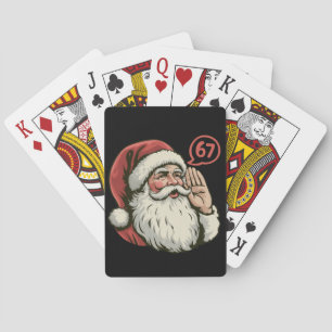 67 Weihnachten Lustig Six Seven Meme Weihnachtsman Spielkarten
