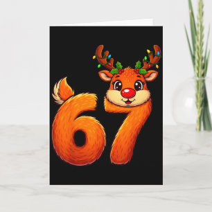 67 Weihnachten Lustiges Rentier Bruh Meme Pyjama F Karte