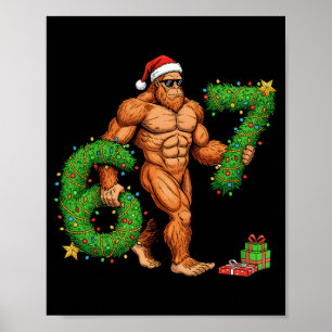 67 Weihnachten Sasquatch Lustiges Meme 67 Weihnach Poster