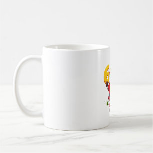 67 Weihnachts Einhorn 6 7 Meme für Mädchen Kinder Kaffeetasse
