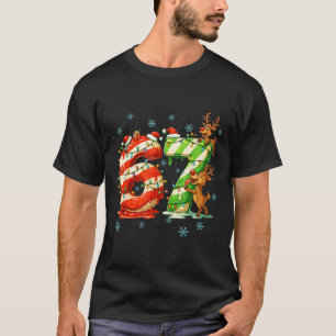67 Weihnachts-Meme 6 7 Zahlen Sechs Sieben Gen Z A T-Shirt
