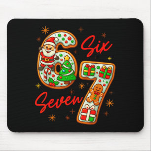 67 Weihnachts-Meme-Spruch 6 7 Meme-Kostüm Xmas Mousepad
