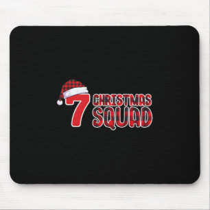67 Weihnachts-Shirt Six Seven Meme Squad 67 Rot Ka Mousepad
