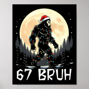 67 Weihnachtsbaum Six Seven Santa Weihnachten 67 B Poster