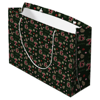 67 Weihnachtsgeschenktasche Six Seven Geschenkverp Große Geschenktüte