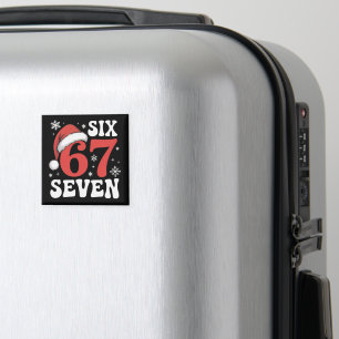 67 Weihnachtsmannhut Weihnachten Six Seven Lustige Magnet
