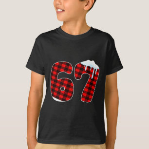 67 Weihnachtsmeme 6 7 Zahlen Sechs Sieben Lustige T-Shirt