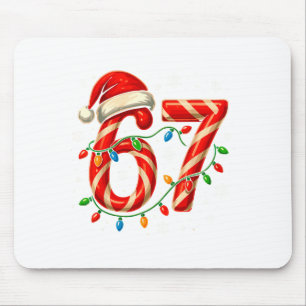 67 Weihnachtsmeme Lustige Sechs Sieben Xmas-Lichte Mousepad