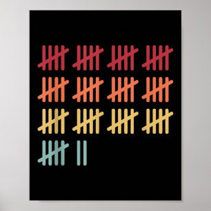 67 Zählender Mathematiklehrer Mathematik 67. Zahl Poster