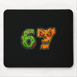 67 Zombie Pumpkin Six Sieben Halloween Mem Kostüm Mousepad
