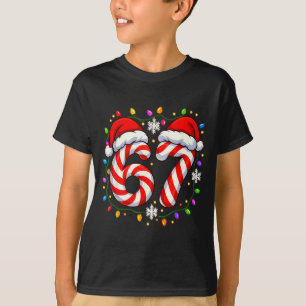 67 Zuckerstangen-Weihnachtsmann-Weihnachten Lustig T-Shirt