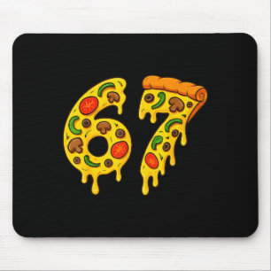 67 Zza Meme Lustig Six Seven Gen Alpha Slang Kinde Mousepad