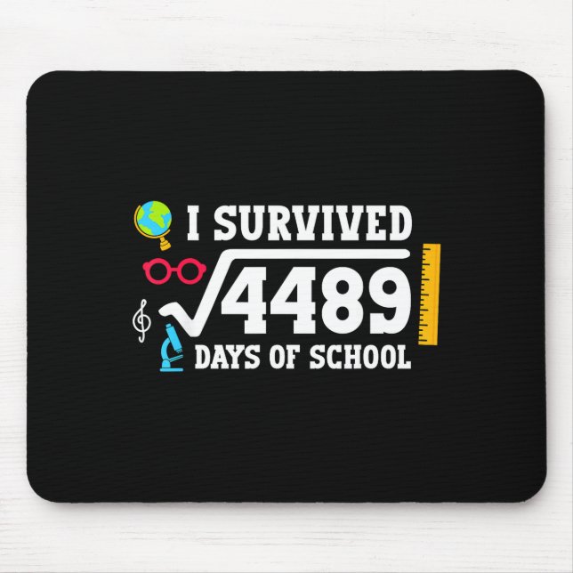 67th Day Of School 67 Square Root 4489 Six Seven B Mousepad (Vorne)