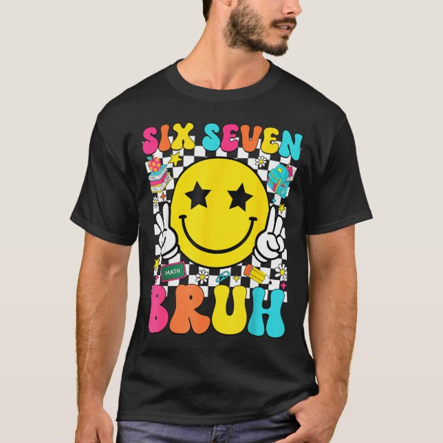 67th Day Of School Shirt 67 Days Smarter Smile Fac (Vorderseite)