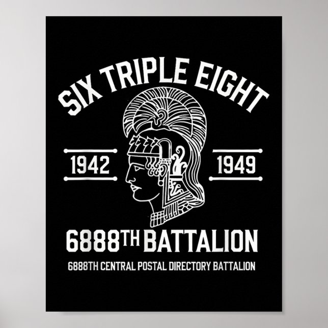 6888. Zentrales Postamt Bataillon 6 Triple Poster (Vorne)