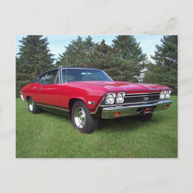 68' Chevelle SS Postkarte (Vorderseite)