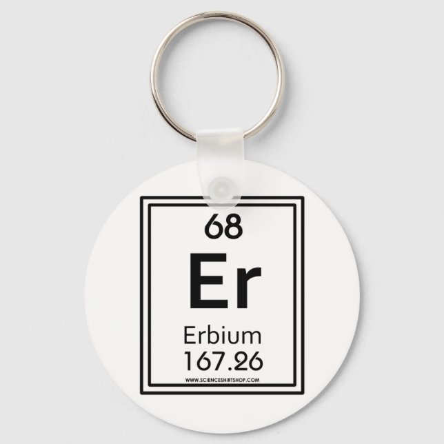 68 Erbium Schlüsselanhänger (Vorderseite)