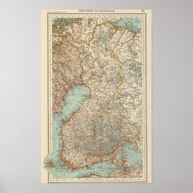 68 Finnland Poster (Vorne)