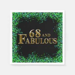 68. Geburtstag Serviette