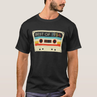 68. Geburtstagsgeschenke Best of 1954 Kassette Tap T-Shirt