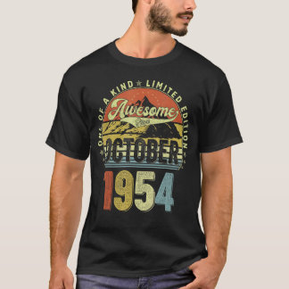 68 Jahre alt Phantastisch seit Oktober 1954 68. Ge T-Shirt
