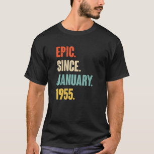 68 Jahre alt Vintag 1955 Geburtstag 68. Dekoration T-Shirt
