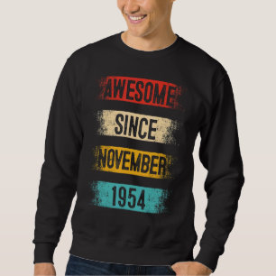 68 Jahre Phantastisch seit November 1954 68. Gebur Sweatshirt